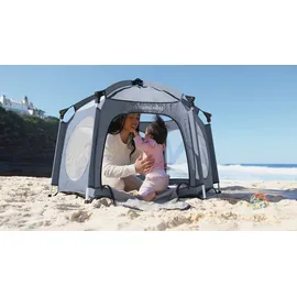 Dreambaby Laufstall mit Pop-Up Funktion, 6eckiger Reiselaufstall mit Dach faltbar