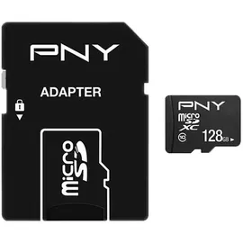 PNY microSDXC Performance Plus 128GB Class 10 + SD-Adapter