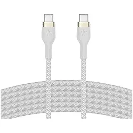 Belkin BoostCharge Pro Flex USB-C auf USB-C Kabel (3m, weiß