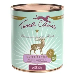 Terra Canis Getreidefrei Adult 6x800g Wild mit Kartoffeln, Apfel & Preiselbeeren