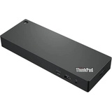 Lenovo ThinkPad Thunderbolt 4 WorkStation Dock Thunderbolt Dockingstation - portreplikator Kabelgebunden Schwarz, Rot