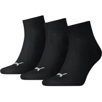 Puma Quarter Socken 12 Paar Schwarz 35-38