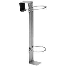 ich-zapfe Flaschenhalter für CO2 Flasche 0,5 kg silber