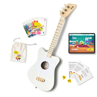 Loog Loog, Mini-Akustikgitarre mit 3 Saiten weiß
