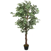 VidaXL Ficusbaum Künstlich 630 Blätter 120 cm Grün