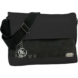 DANIEL RAY SIXTEEN Umhänge-Tasche Laptop-Tasche bis 15 Zoll (36 x 29 x 10 cm) 42.584800 Schwarz