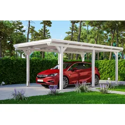 Einzelcarport SKANHOLZ "Emsland", weiß, H: 223cm, Carports, versch. Farben
