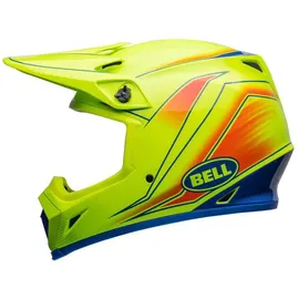 Bell MX-9 Mips Zone Neon-Gelb/Orange/Blau S