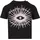 pequs T-Shirt PEQUS "PEQUS PEQUS A Paradise Beach Club Graphic Top", Damen, Gr. S, schwarz, 100% Baumwolle, bedruckt, normal, Rundhals, Shirts T-Shirt