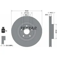 Textar Bremsscheibe PRO