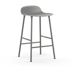 Normann Copenhagen - Form Barhocker H65 Steel/Grey