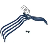 Wenko Formbügel-set Multi - Kleiderbügel rutschhemmend beschichtet, Bügelverbinder,