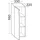 Burgbad Eqio Halbhoher Schrank 1-türig, Türanschlag links, 960x350x320mm, UH3525LF6582G0146, Farbe: Weiß Matt / Weiß Matt, Griff G0146