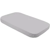 Waldin Baby Collection Spannbetttuch groß, für Waldin Babybett 7in1 - Bettwäsche für Kinderbetten- Pflegeleichte, superweiche und strapazierfähige Baumwolle, Grau