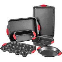 Vevor Backformen-Set 6-teilig antihaftbeschichtete Kochgeschirrplatten und -bleche aus Karbonstahl,