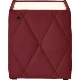 Home Affaire Nachtschrank Alfie 50 x 50 x 53 cm Rot
