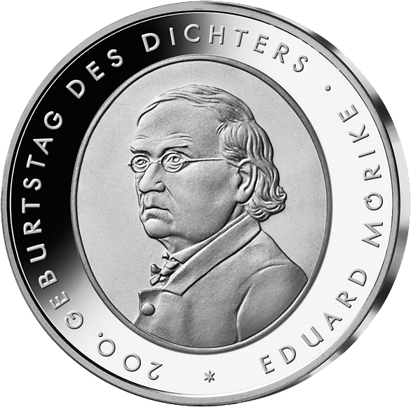 Bund 10 Euro Eduard Mörike 2004 st