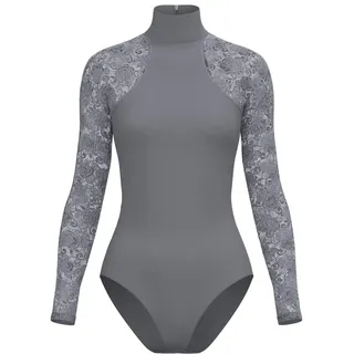 Basilica Dancewear Damen Oriana Gymnastikanzug, grau, L