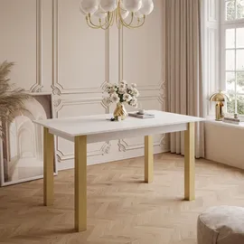 lookway Arton Gold 80 x 77 x 140 cm weiß