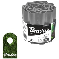 Bradas Rasenkante 9mx25cm grau Beetumrandung Mähnkante Beeteinfassung Raseneinfassung Beetbegrenzung 2272