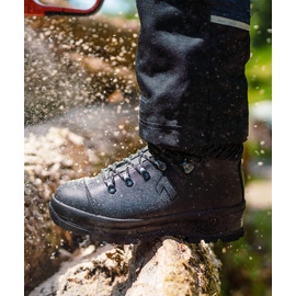 Haix Schnittschutzstiefel / Schnittschutzschuhe Protector 2.0 in KOX Edition mit Gore-Tex Schwarz/Grau 38