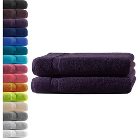 Hometex Premium Textiles Premium Duschtuch 100 x 150 cm lila 2 St.