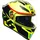AGV K1 S Grazie Vale Integralhelm - Schwarz/Neon-Gelb/Rot / XL