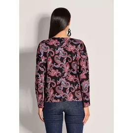 Madeleine Ethno Sweatshirt Schwarz/Rot/Multicolor 44