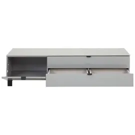 Hom ́in POOLE TV-Lowboard 165x41,1x52,5 cm Grau/Metall