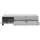 Hom ́in POOLE TV-Lowboard 165x41,1x52,5 cm Grau/Metall
