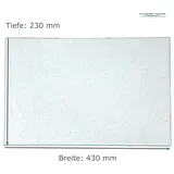 Glaserei Rohrig Einlegeboden Kühlschrank - Kathedral 4 mm (89,96 EUR/qm) - Viele Maße!