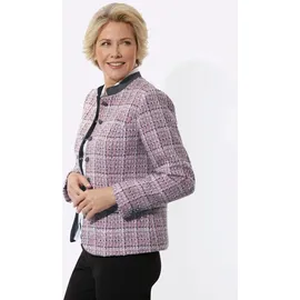Witt Weiden Bouclé-Blazer in mauve-schwarz-gemustert | Gr.: 54