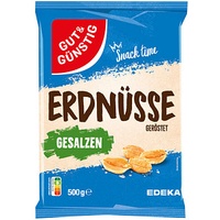 GUT&GÜNSTIG geröstet & gesalzen Erdnüsse 500,0 g