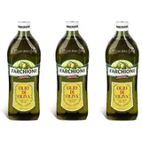 Farchioni Olio di Oliva Italienisches Olivenöl-Glas, 1 l, 3 Stück