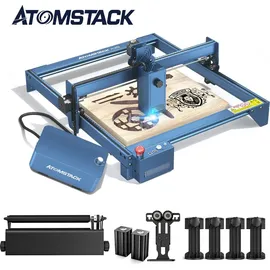 ATOMSTACK A10 PRO mit R3 PRO Rotary Roller und Air Assist Kit