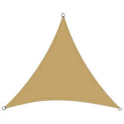 Sonnensegel H16881 ca. 360x360x360 cm Sandfarben