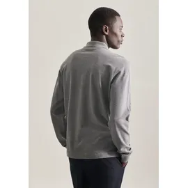 Seidensticker SEIDENSTICKER, Kragen Poloshirt slim (01.654230-0035) grau
