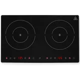 HENDI Induktionskocher doppelt, 2000W+1500W Black Line - Schwarz