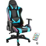 Tectake Tartaros Kunstleder Schwarz