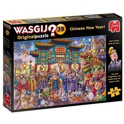 JUMBO Verlag Puzzle JUM25011 - Wasgij Original 39: Chinese New Year!,..., 1000 Puzzleteile bunt