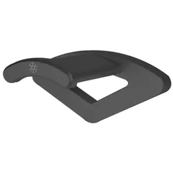 SilverStone EBA02, Kopfhörer, Kopfhörer, Passive Halterung, Drinnen, Schwarz