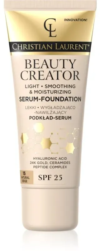 Christian Laurent Beauty Creator leichtes feuchtigkeitsspendendes Make up SPF 25 Farbton 15 Natural Beige 30 ml