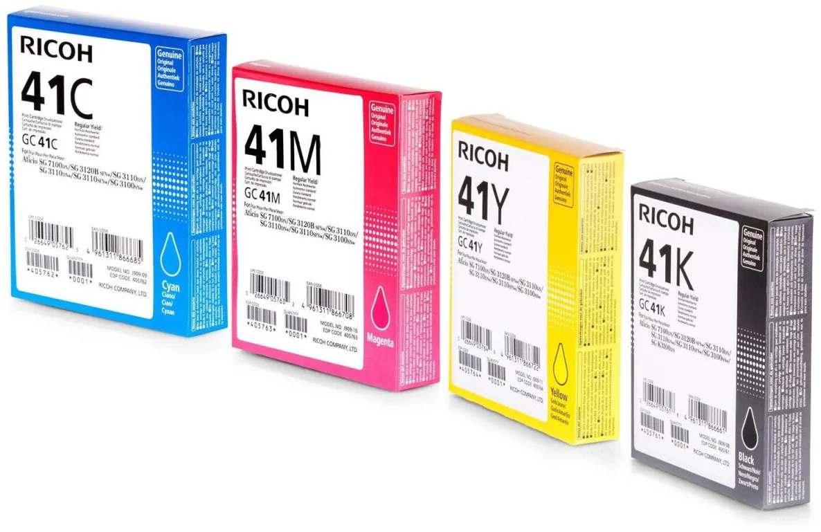 Ricoh Original Type GC 41 Druckerpatronen - 4er Multipack