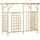 vidaXL Pergola für 3 Mülltonnen Kiefernholz Imprägniert