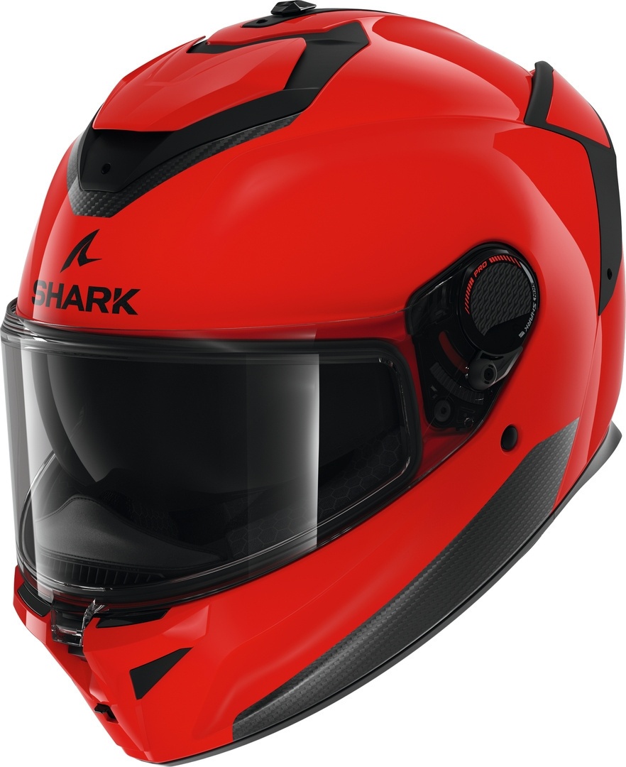 Shark Spartan GT Pro Blank Helm, rot, Größe XS