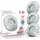 B.K.Licht Einbaustrahler 3er Pack (20-02-03-S)