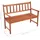 vidaXL Gartenbank 120 x 50 x 90 cm Beige/Weiß