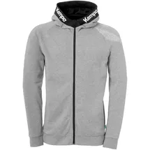 Kempa Core 26 Kapuzenjacke Herren 213 dark grau melange XXL