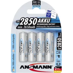 ANSMANN Mignon - Batterie 4 x AA-Typ - NiMH - (wiederaufladbar) - 2850 mAh