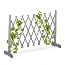 Relaxdays Rankgitter 73 x 28 x 23 cm Grau